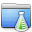 Aqua Stripped Folder Experiments Copy Icon 32x32 png